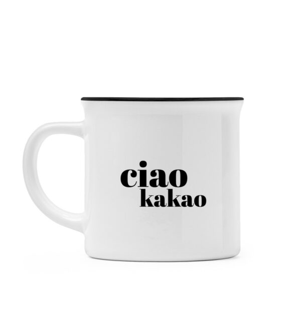 #CIAO. KAKAO. - Emaille Look Tasse-16