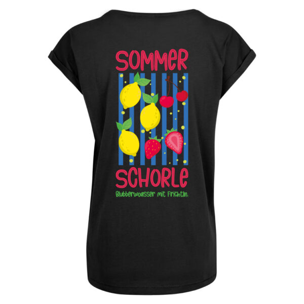 #SOMMER SCHORLE – Ladies Shirt (beidseitig bedruckt) – Bild 3