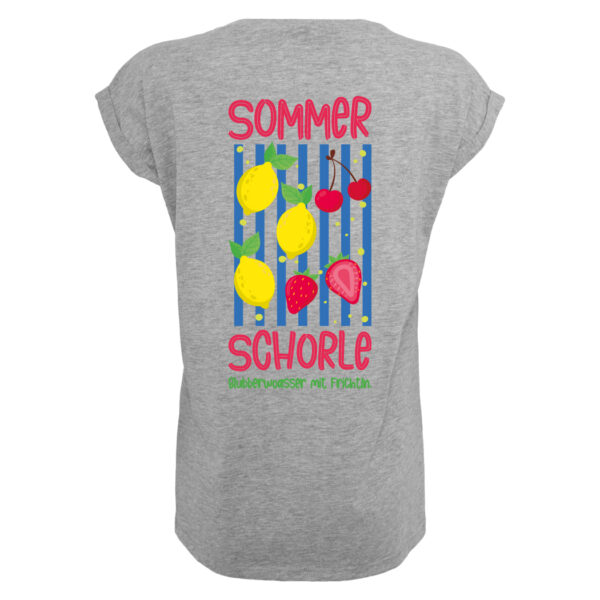 #SOMMER SCHORLE – Ladies Shirt (beidseitig bedruckt)