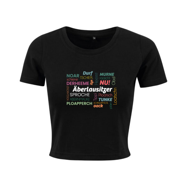 #ÄBERLAUSITZER SPROCHE – Ladies Crop Top
