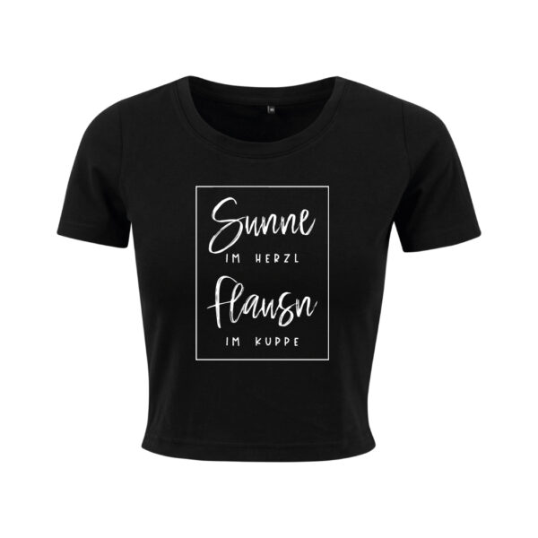 #SUNNE IM HERZL– Ladies Crop Top