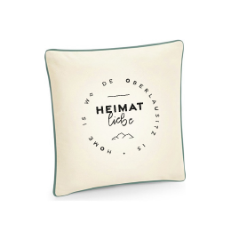 #HEIMATLIEBE - Kissen 2-farbig 40 x 40 cm (beidseitig bedruckt) – Bild 3