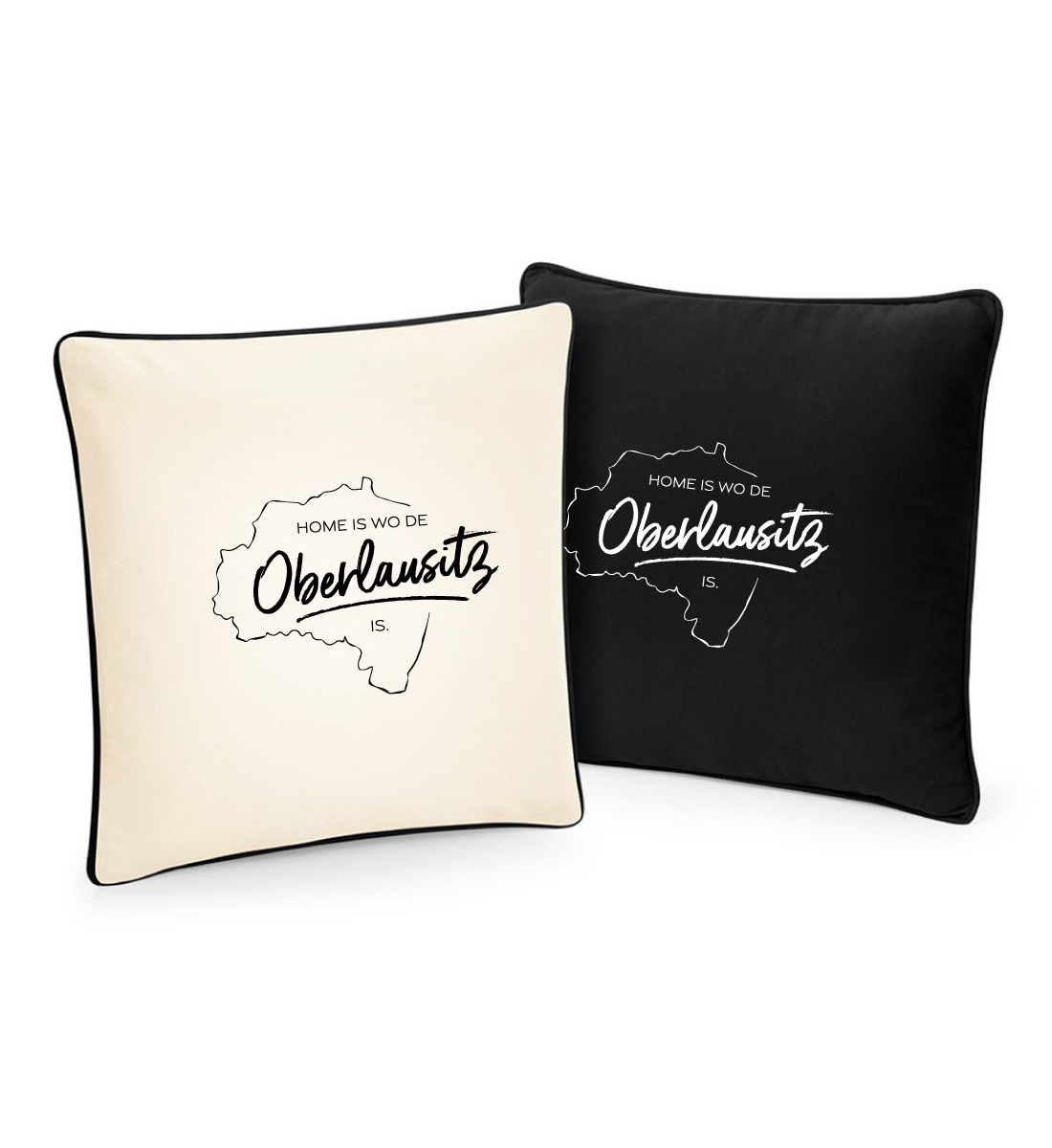 #HOME IS OBERLAUSITZ - Kissen 2-farbig 40 x 40 cm (beidseitig bedruckt) – Bild 5