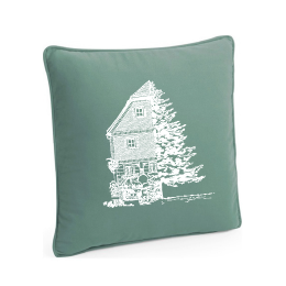 #UMGEBINDE/NATUR - Kissen 2-farbig 40 x 40 cm – Bild 2